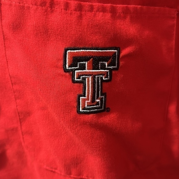 GEL SCRUBS Women’s Texas Tech Red Scrub Size Small - Picture 4 of 7